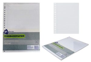 A4 Punched Refill Loose Writing Paper-100 Vel