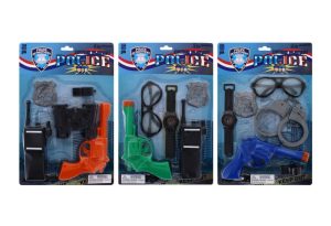 Police Action Play Set Kids Toy 6 pc