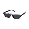 Kate Stripe Cat Eye Black/Noir Sunglasses