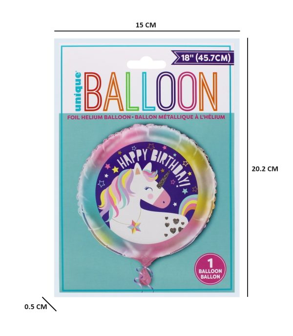 18in Foil Helium Unicorn Birthday Balloon
In stock
SKU 72487
Please login to view Trade prices