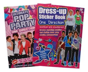 One Direction Sticker & Pop Party Book - 2 Assorted
