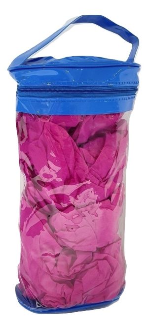Upvc Blue & Clear Zip Trunks Bag