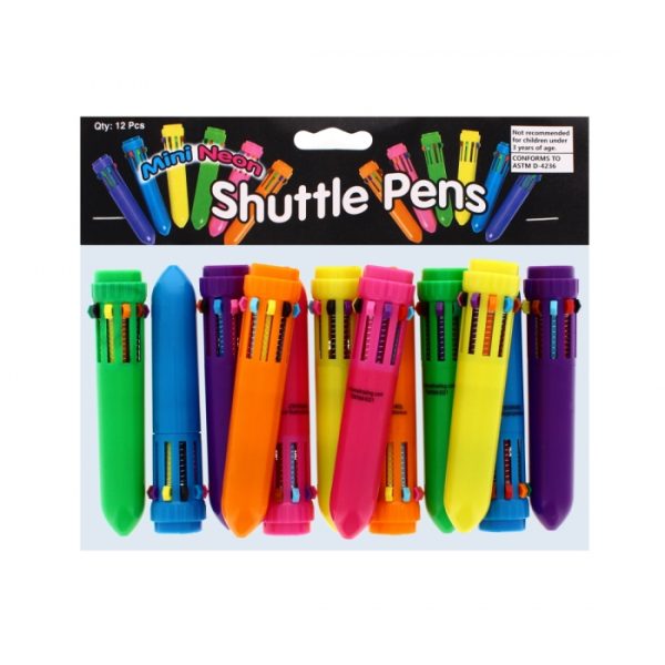 Shuttle Pens 10 Colour 12 Pack