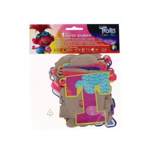 Trolls Happy Birthday Banner