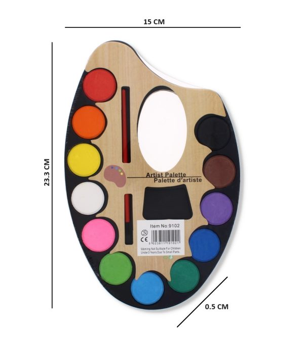 Artist Palette Water Colour Paint Set