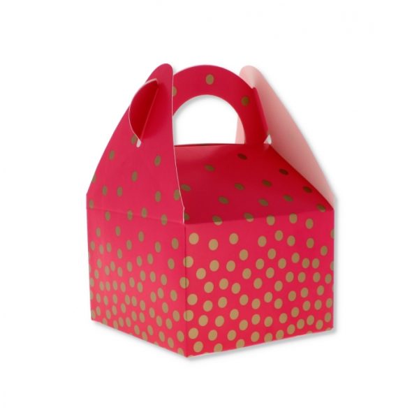 Candy Box Pink 9X9X6 cm: Set of 4