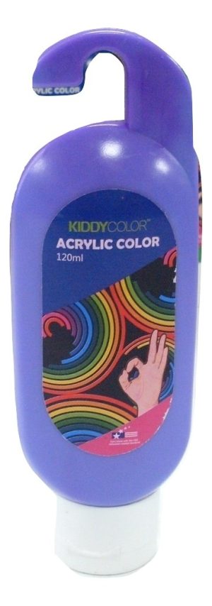 Kiddy Colour Acrylic Colour Purple 120Ml