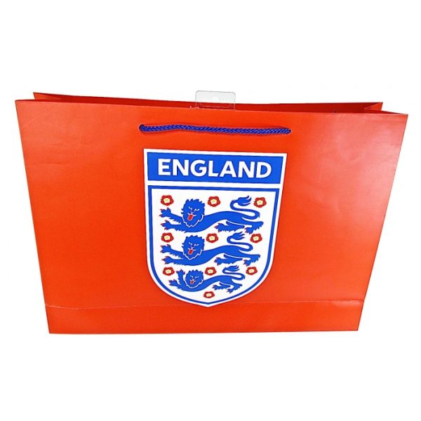 Official England Red Gift Bag (Large) - Landscape 45.5X32.5cm