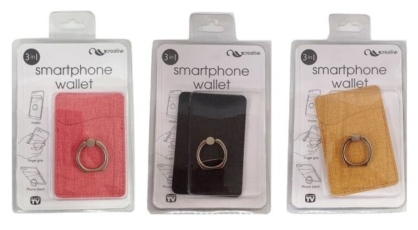 3 In 1 Smartphone Wallet Asstorted