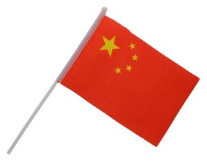 China Mini Flag With Pole