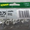 Tower Cable Clip 0.75mm Oval