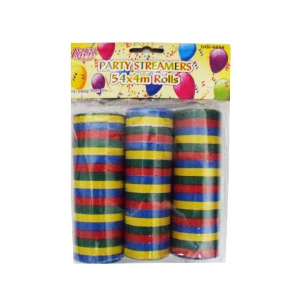 Pack Of 3 Party Streamers