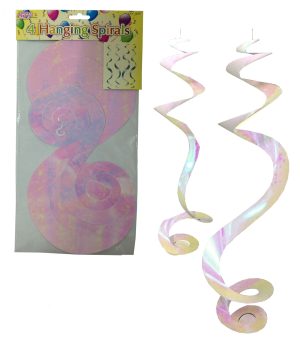 4 Hanging Spirals