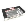Marvel Empty Metal Tissue Box Cover Black