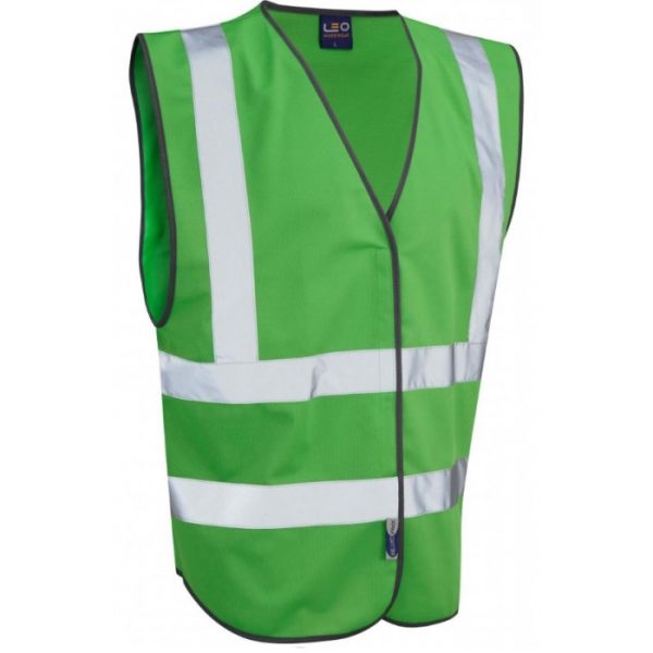 Leo Reflective Waistcoat Green X-Large