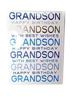 Grandson Happy Birthday Card