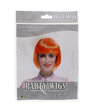 Party Short Hair Wig Women's (Orange)