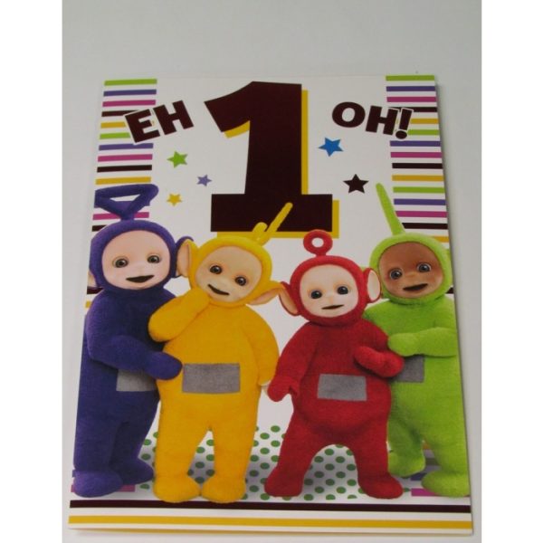 Teletubbies 1St Birthday Card