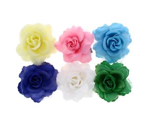 Flower Hair Clip Assorted Colours