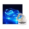 Led Copper String Blue 10 Lights 1 Meter