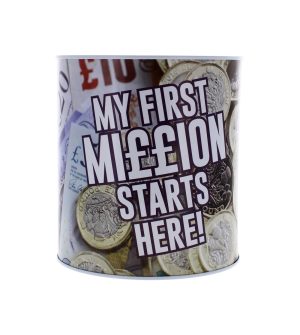 XL-Money Tins My First Million Starts Here