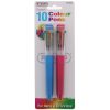 Ballpoint Pen 10 Colours Pack of 2