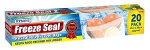 Zipper Freezer Bags pack of 20