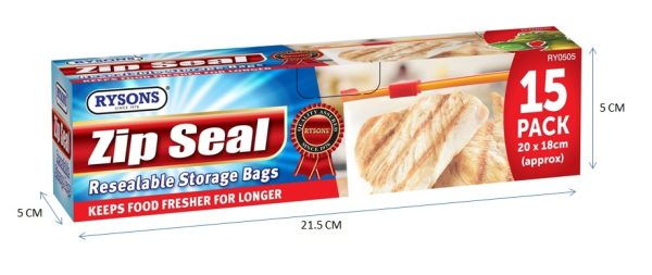 Slider Storage Bags 15 pc