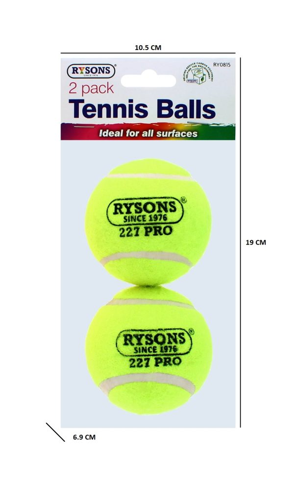 Pro Tennis Balls 2 Pack A Grade