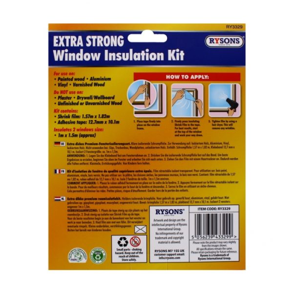 Extra Strong Window Insulation Kit