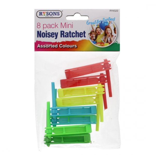 Pack Of 8 Mini Noisy Ratchet