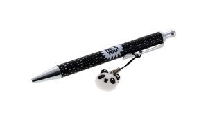 Pen With Charm Panda Black Ink