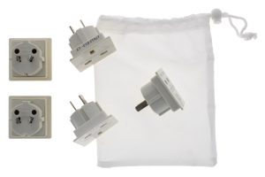 Travel Adaptors Uk To Usa Pouch Included 5 Pack
