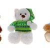 Plush Christmas Bear With Sweater