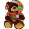 Plush Christmas Bear With Sweater