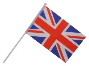 Union Jack Mini Flag with Pole