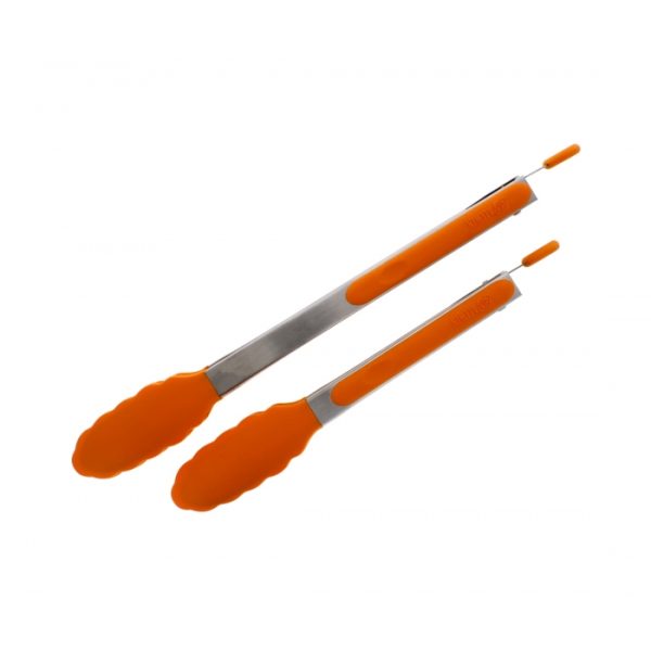 Orange Silicon Tong Pack Of 2