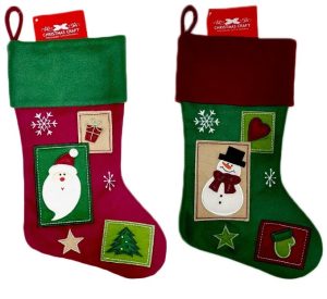 Christmas Craft Stocking Patchwork