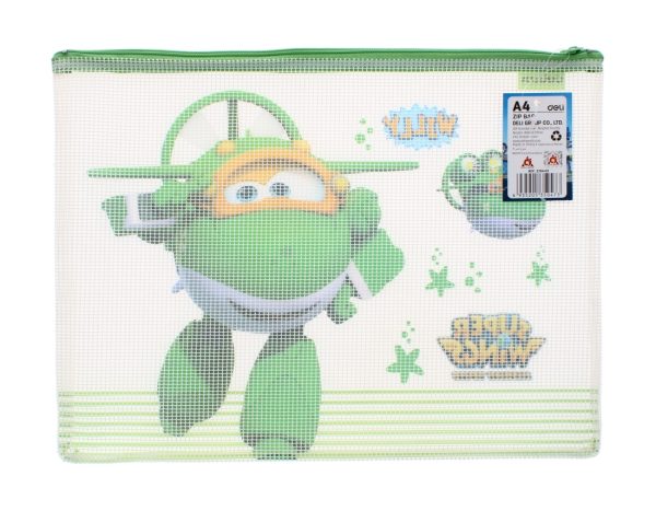 Super Wings Folder Zip Bag