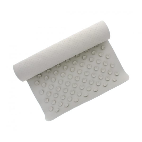 Medium White Rubagrip Bath Mat