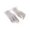 White Fingerless Lace Gloves Small