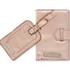 Passport Cover Case Scan-Proof Protection Rose Gold