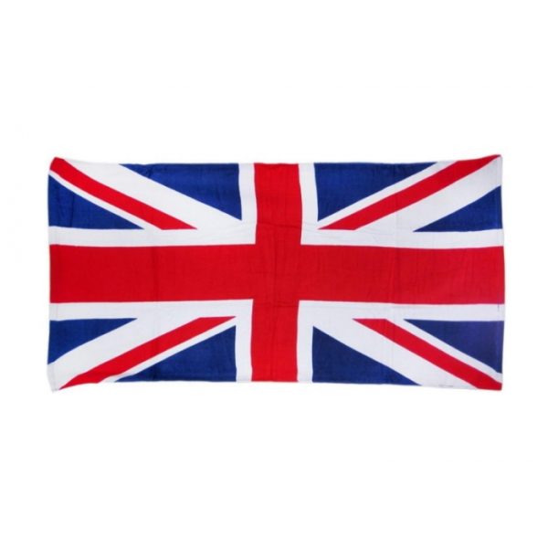 Union Jack British Flag Beach Towel