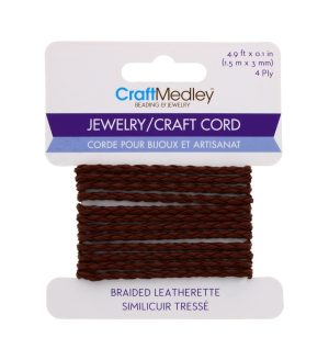 Jewellery/ Craft Cord Light Brown