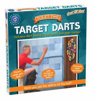 Toilet Darts Bathroom Toilet Game with Dart Board