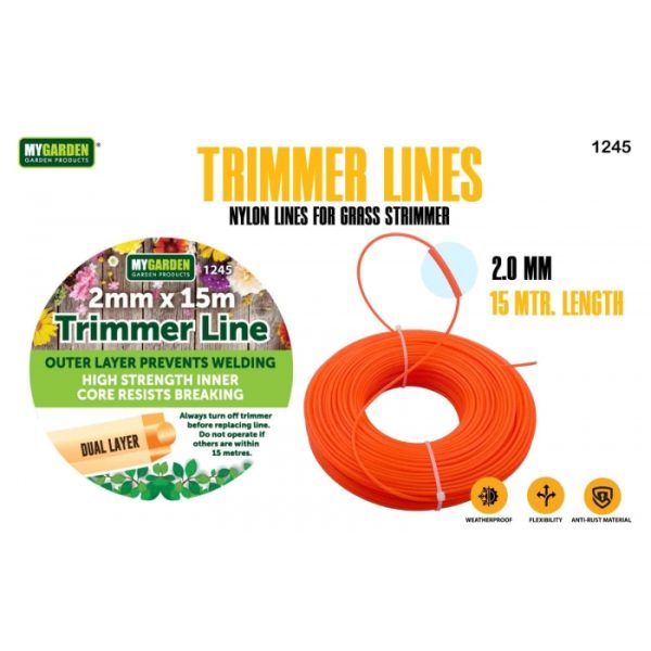 Nylon Trimmer Line 2 mm x 15 m