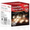 Snowflake Christmas Led String Lights Pack OF 10