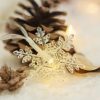 Snowflake Christmas Led String Lights Pack OF 10