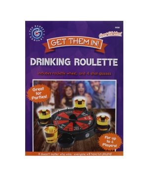 Drinking Roulette Spinner Game 4 Shots Party