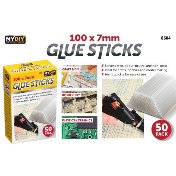 Craft & Diy Glue Refill Sticks 50 pcs 100X7mm